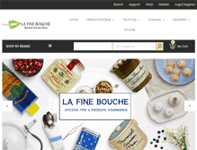 Tablet Screenshot of lafinebouche.com